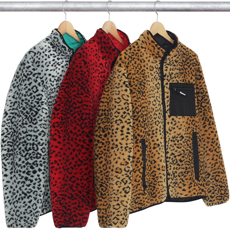 Leopard Fleece Reversible Jacket view 21